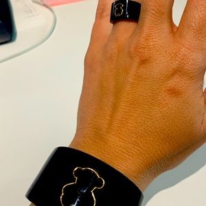 Authentic Tous resin cuff and ring